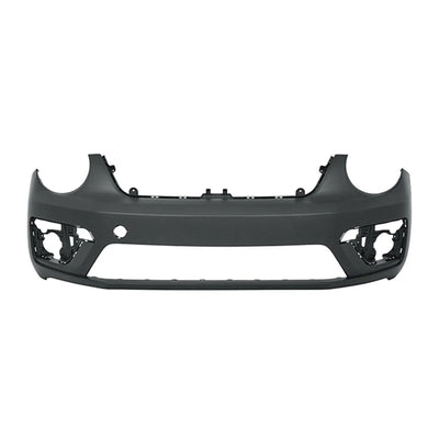 Fits VW Beetle 2016-2018 Front Bumper Primed Without PDC Or Washer Holes - tradevehicleparts.co.uk