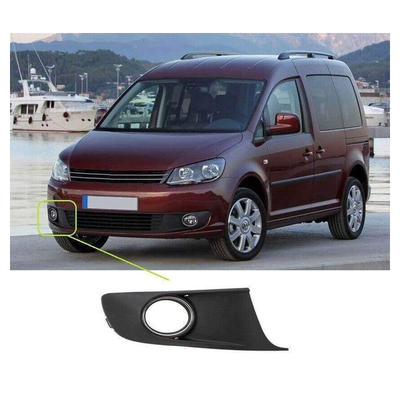 Fits VW Caddy 2010-2015 Front Bumper Fog Grille With Chrome Surround Driver Side