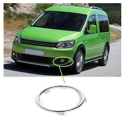 Fits VW Caddy 2010-2015 Front Bumper Fog Grille Chrome Ring Moulding Passenger Side