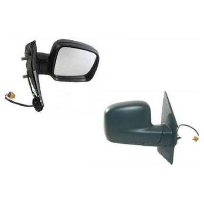 Fits VW Caravelle 2004-2009 Door Mirror Electric Heated Black Driver Side