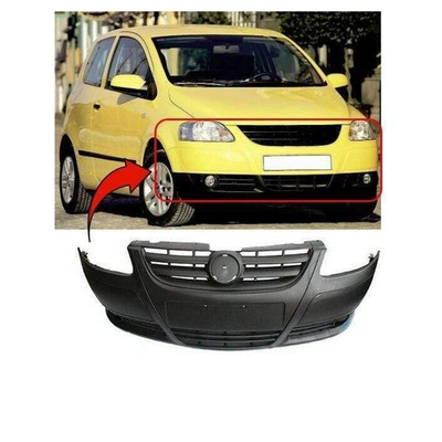 Fits VW Fox 2005-2011 Front Bumper Mat Black Without Fog Holes