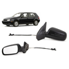 Fits VW Golf Mk4 1998-2003 Door Wing Mirror Manual Black Cover Passenger Side thumbnail