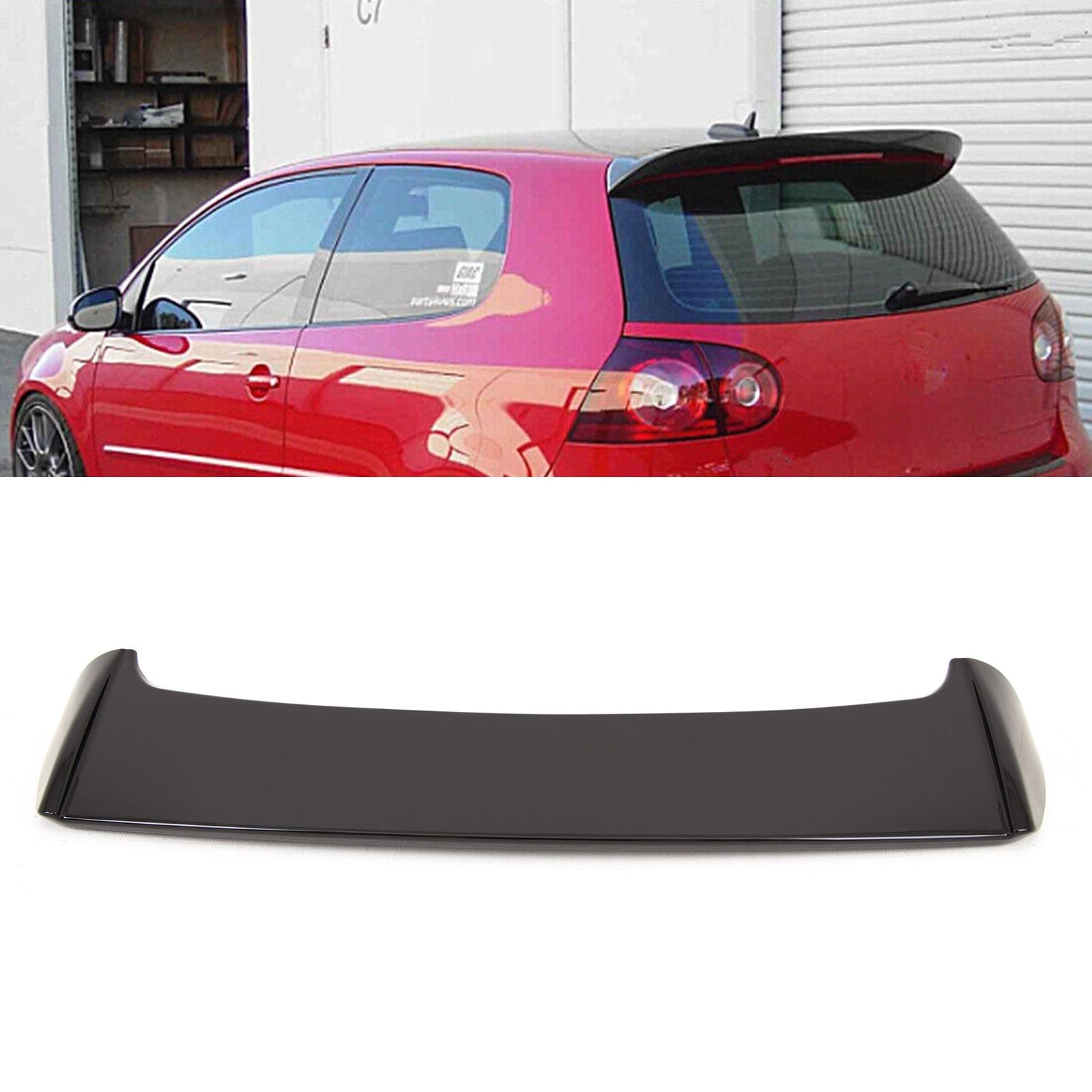 VW Golf MK5 GTI R32 2004-2009 Rear Roof Boot Lip Spoiler Gloss Black