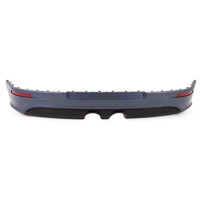 Fits VW Golf Mk5 R32 2006-2009 Rear Bumper Lower Section With Spoiler 2 Exhausts With 2 Cut Outs In Middle Primed With Black
