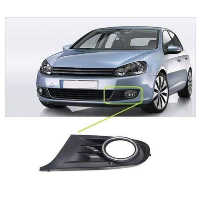 Fits VW Golf Mk6 2008-2013 Front Bumper Fog Grille - Chrome Surround Passenger Side