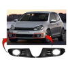 Fits VW Golf Mk6 2008-2013 Front Bumper Fog Grille With Chrome Surround Pair O/S+N/S thumbnail