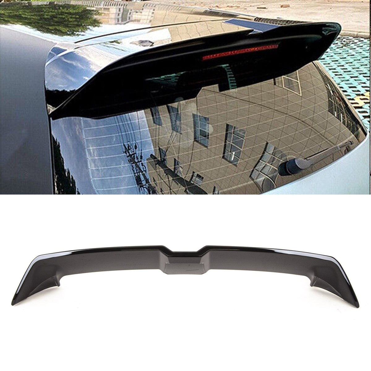 VW Golf MK6 2008-2013 Rear Roof Boot Lip Spoiler Oettinger Style Gloss ...