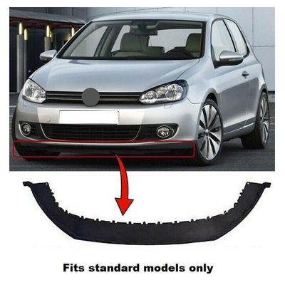 Fits VW Golf Mk6 2009-2012 Front Bumper Spoiler Trim Skirt
