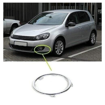 Fits VW Golf Mk6 2009-2012 Front Bunper Fog Grille Chrome Ring Moulding Left Side