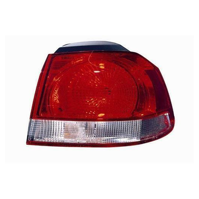 Fits VW Golf Mk6 2009-2012 Rear Light Lamp Outer Section Red Hella Design Right Side