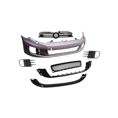 Fits VW Golf Mk6 Gti 2009-2012 Front Bumper Primed Complete With All Grilles