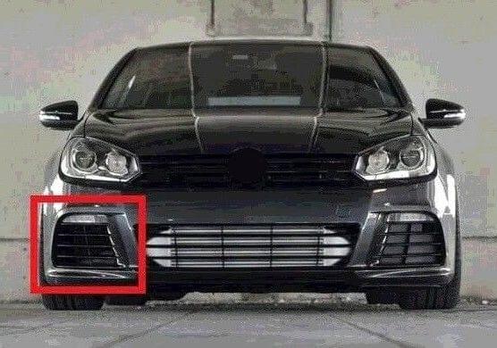 Fits VW Golf Mk6 R20 2009-2012 Front Bumper Fog Grille Air Vent Trim Driver Side - image 2