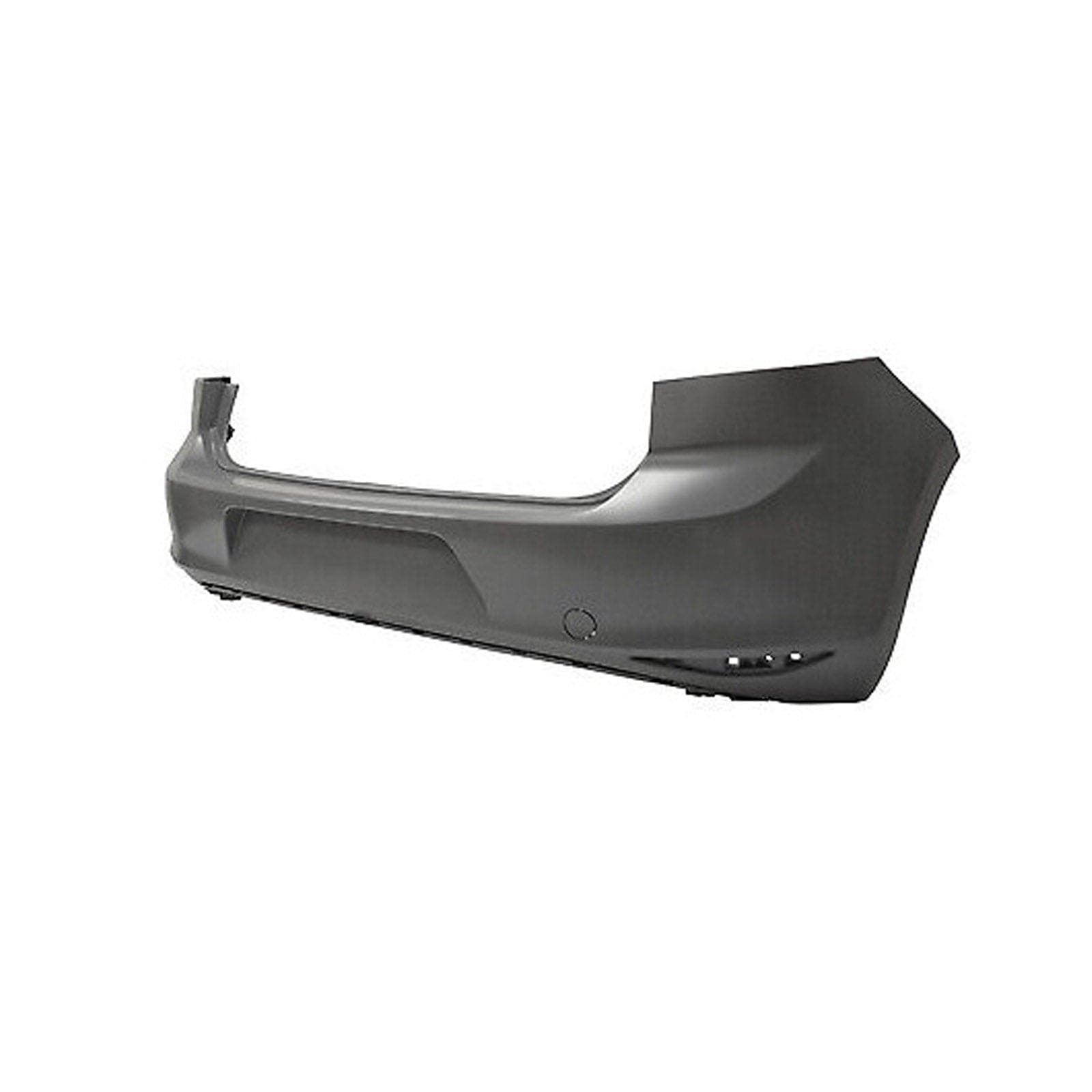 VW Golf Mk7 2013-2017 Rear Bumper Primed Without Sensor Holes