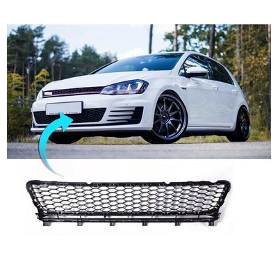 Fits VW Golf Mk7 Gti Gtd 2013-2016 Front Bumper Lower Centre Grille Without Active Cruise Control Hole