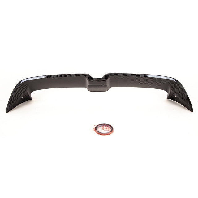 Fits VW Golf MK7 MK7.5 R GTD GTI 2013-2020 Rear Roof Boot Spoiler Carbon Fibre Look - image 3