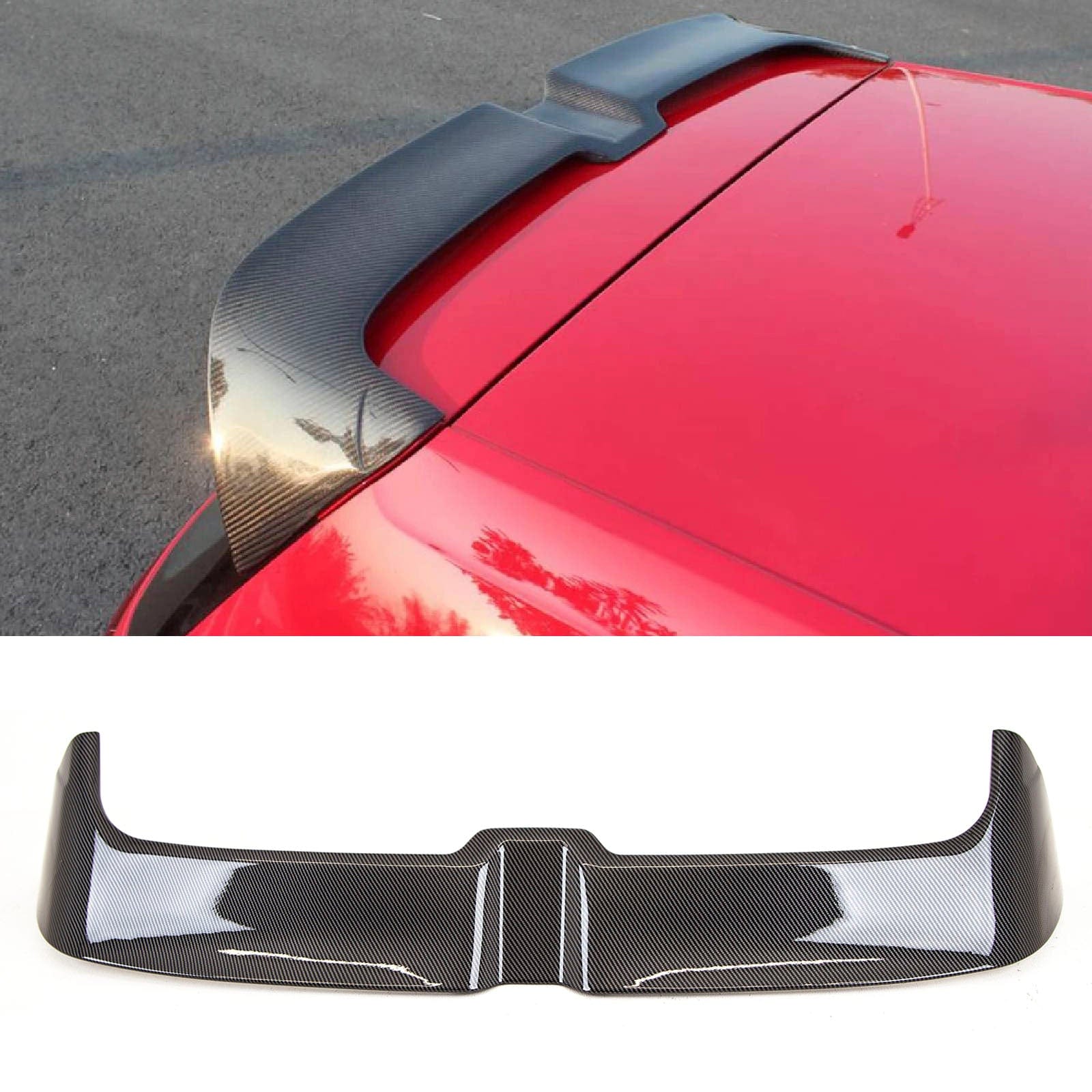 VW Golf MK7 MK7.5 R GTD GTI 2013-2020 Rear Roof Boot Spoiler Oettinger Style Carbon Look