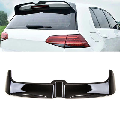 Fits VW Golf MK7 MK7.5 R GTD GTI 2013-2020 Rear Roof Boot Spoiler Oettinger Style Gloss Black - tradevehicleparts.co.uk