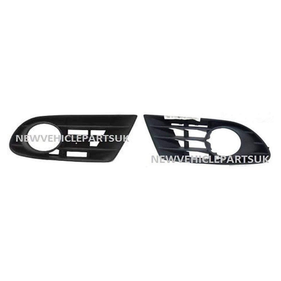 Fits VW Golf Plus 2005-2009 Front Bumper Fog Grille With Fog Hole Pair Left & Right