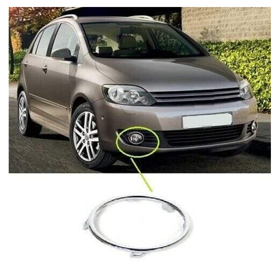 Fits VW Golf Plus 2010-2015 Front Bumper Fog Grille Chrome Ring Moulding Driver Side
