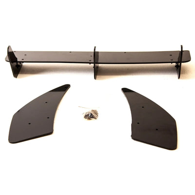 Fits VW Golf R MK7 2013-2016 Rear Bumper Diffuser & Side Splitters Blade Style Gloss Black - tradevehicleparts.co.uk