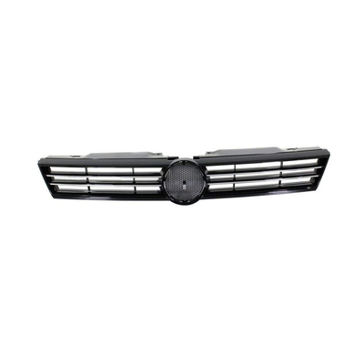 Fits VW Jetta 2011-2014 Centre Front Bumper Main Grille Black With Chrome Moulding