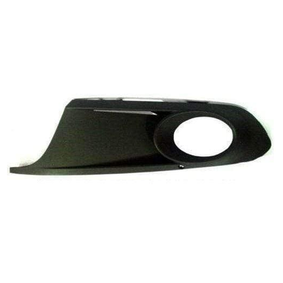 Fits VW Jetta 2011- Front Bumper Fog Grille With Lamp Hole Passenger Side