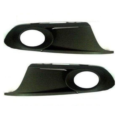 Fits VW Jetta 2011 Front Bumper Fog Grille With Lamp Hole Pair Left & Right