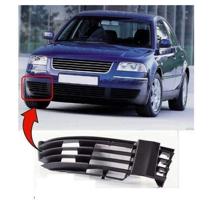 Fits VW Passat 2000-2005 Front Bumper Fog Grille Without Fog Hole Driver Side 