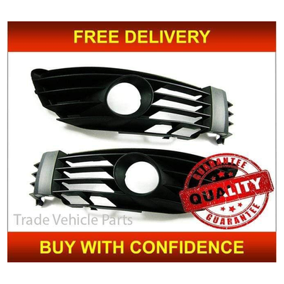 Fits VW Passat B5 B5.5 2000-2005 Front Bumper Fog Grille Pair Left & Right
