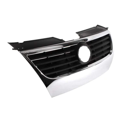 Fits VW Passat B6 3C 2005-2010 Main Centre Front Bumper Grille Chrome Frame & Black Trims 150Mm Large Badge