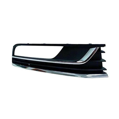 Fits VW Passat B7 2011-2014 Front Bumper Fog Grille W/Lamp Hole Two Chromes Driver Side