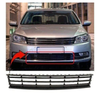 Fits VW Passat B7 2011-2014 Front Bumper Grille Lower Centre Black thumbnail
