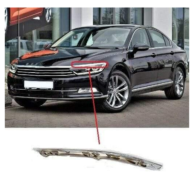 Fits VW Passat B8 2015- Headlight Moulding Chrome Passenger Side