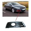 Fits VW Passat Cc 2008-2012 Front Bumper Fog Grille Black W/Fog Lamp Hole Driver Side thumbnail