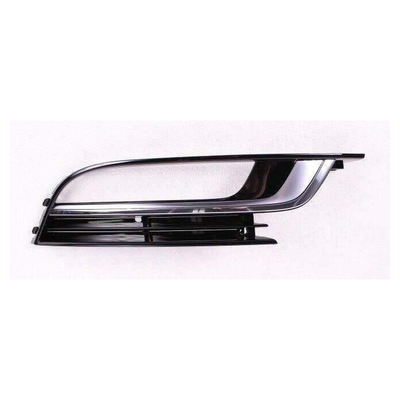 Fits VW Passat Cc 2012-2017 Front Bumper Fog Grille With Fog Hole Chrome Trim Driver Side