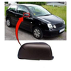 Fits VW Polo 2002-2005 Door Wing Mirror Cover Black Driver Side thumbnail