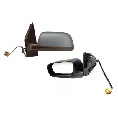 Fits VW Polo 2002-2005 Door Wing Mirror Heated Electric Primed Passenger Side