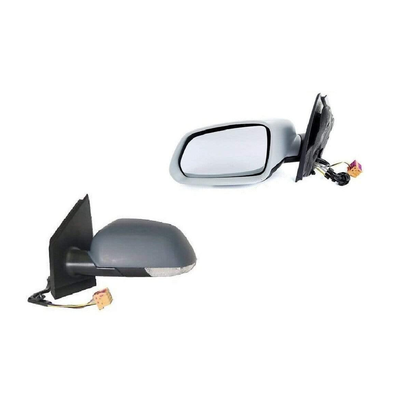 Fits VW Polo 2005-2009 Door Wing Mirror Manual Primed Passenger Side