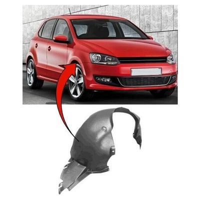 Fits VW Polo 2009-2014 Front Wing Arch Liner Splash Guard Driver Side