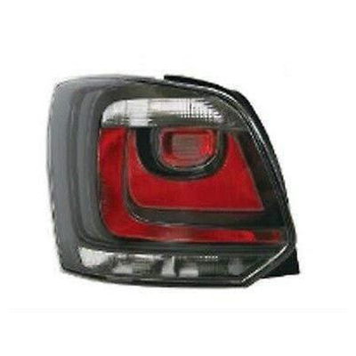 Fits VW Polo 2009-2014 Rear Light Lamp Passenger Side Black Type