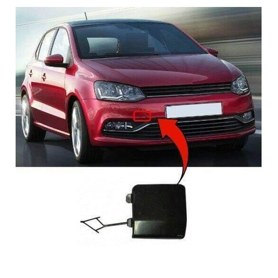 Fits VW Polo 2014-2017 Front Bumper Towing Eye Cover (Mat Black)