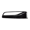 Fits VW Polo 2014- Front Bumper Fog Grille Mat Black With Fog Hole W/Chrome Moulding Right Side thumbnail