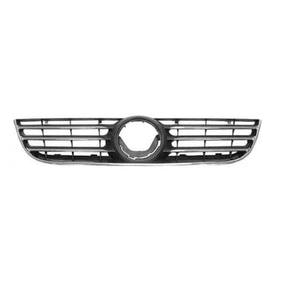 Fits VW Polo 9N2 9N3 2005-2009 Front Bumper Grille Top Centre With Chrome