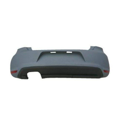 Fits VW Polo Gti 2009-2014 Rear Bumper Primed Complete With Spoiler Double Exhaust & 2 Cut Outs