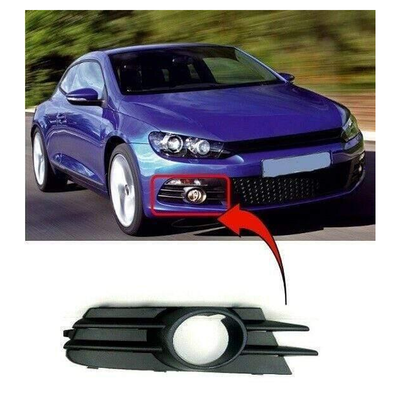 Fits VW Scirocco 2008-2014 Front Bumper Fog Grille With Fog Hole Driver Side