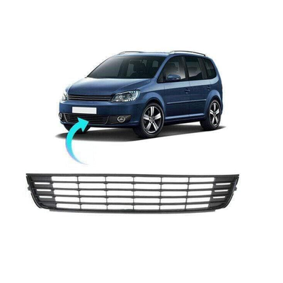 Fits VW Touran Caddy 2010-2015 Front Bumper Center Grille Black