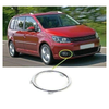 Fits VW Touran 2010-2015 Front Bumper Fog Grille Chrome Ring Moulding Driver Side thumbnail