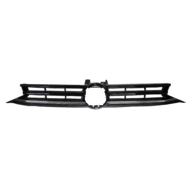 Fits VW Touran 2015- Front Main Grille With 1 Chrome Moulding Textured