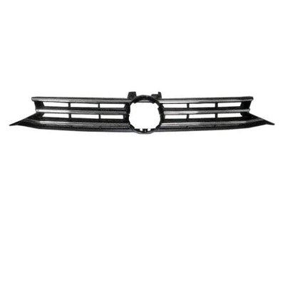 Fits VW Touran 2015- Front Main Grille With 3 Chrome Moulding Textured