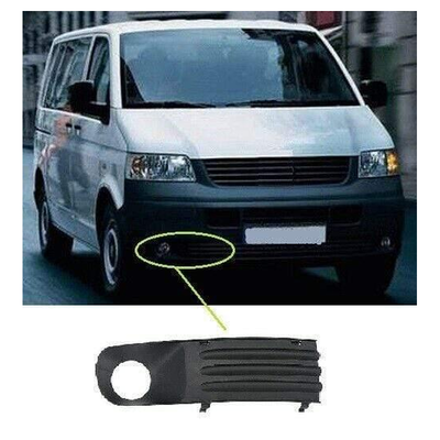 Fits VW Transporter T5 2004-2009 Front Bumper Fog Grille With Fog Lamp Hole Driver Side